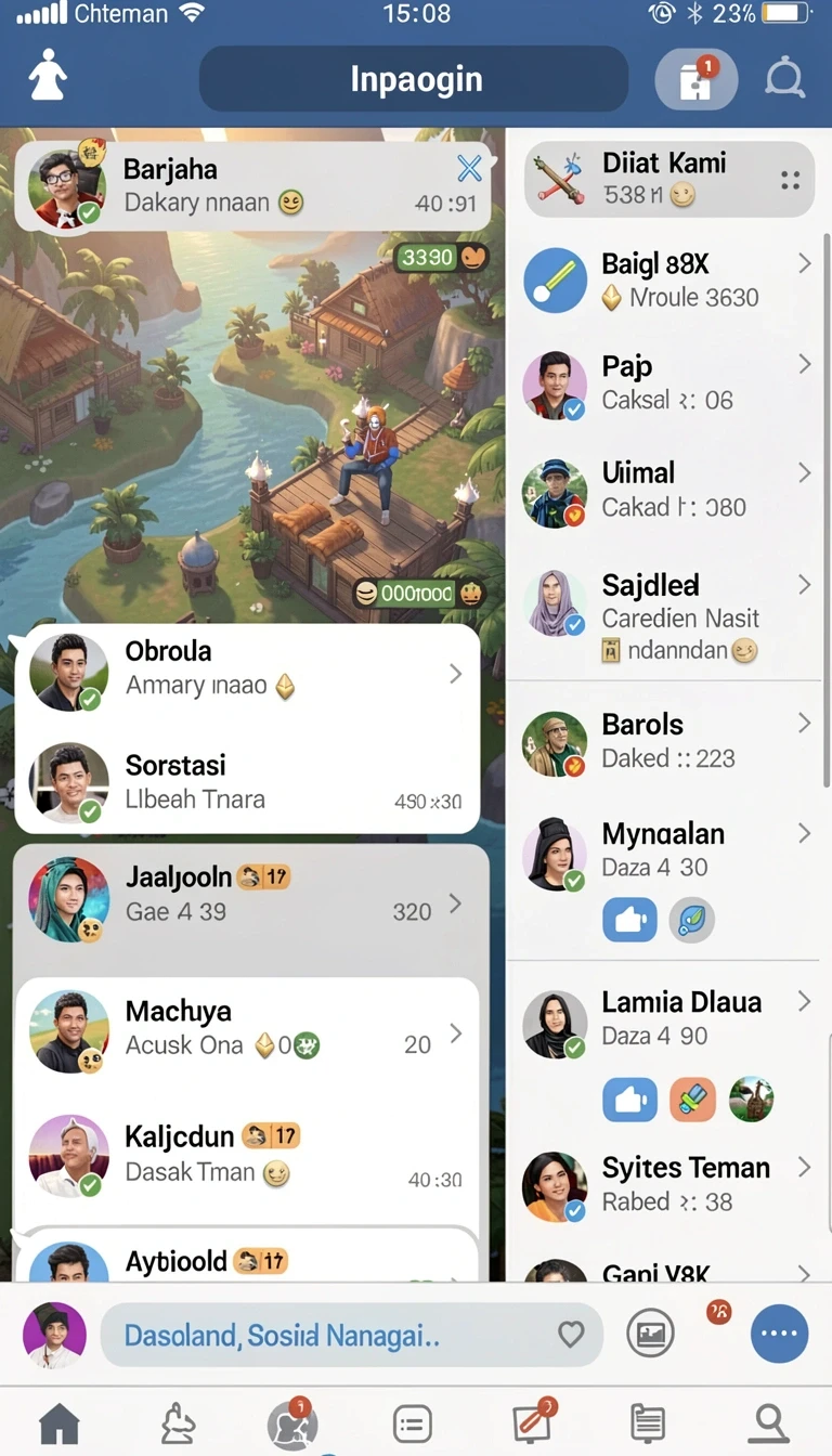 Beragam pilihan permainan menarik dalam aplikasi ngaso77 Versi Terbaru untuk Android Tanpa Ribet.