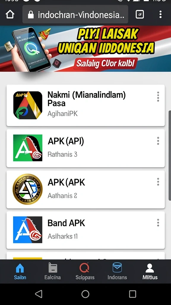 Beragam pilihan permainan menarik dalam aplikasi kakekwangi Versi Terbaru untuk Android Tanpa Ribet.