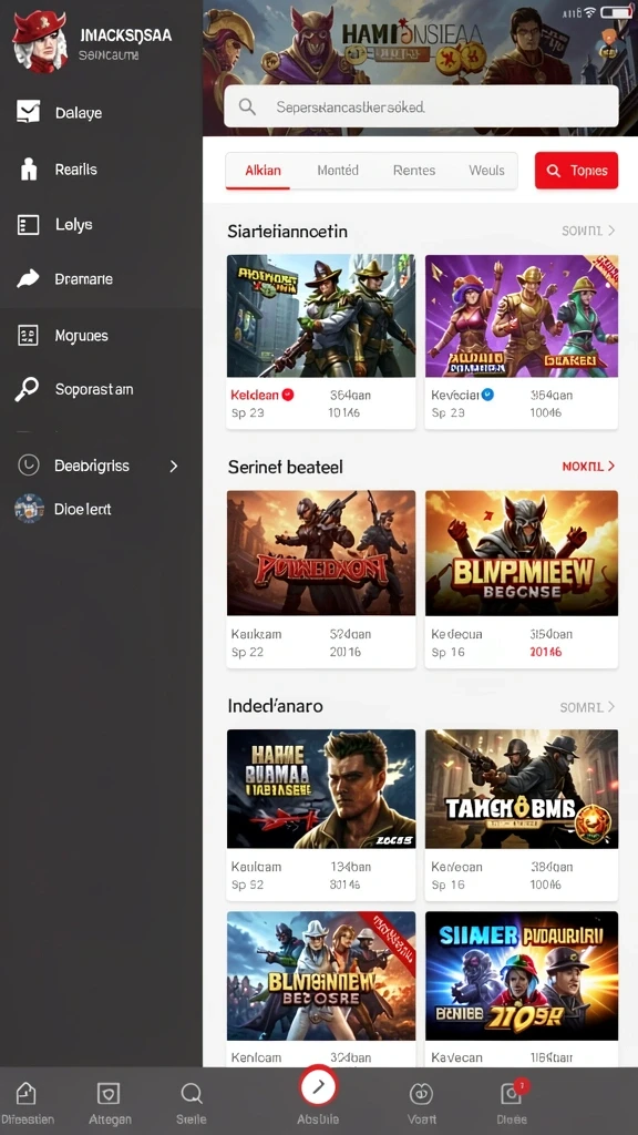 Beragam pilihan permainan menarik dalam aplikasi gadunslot APK Terbaru untuk Android Tanpa Iklan.