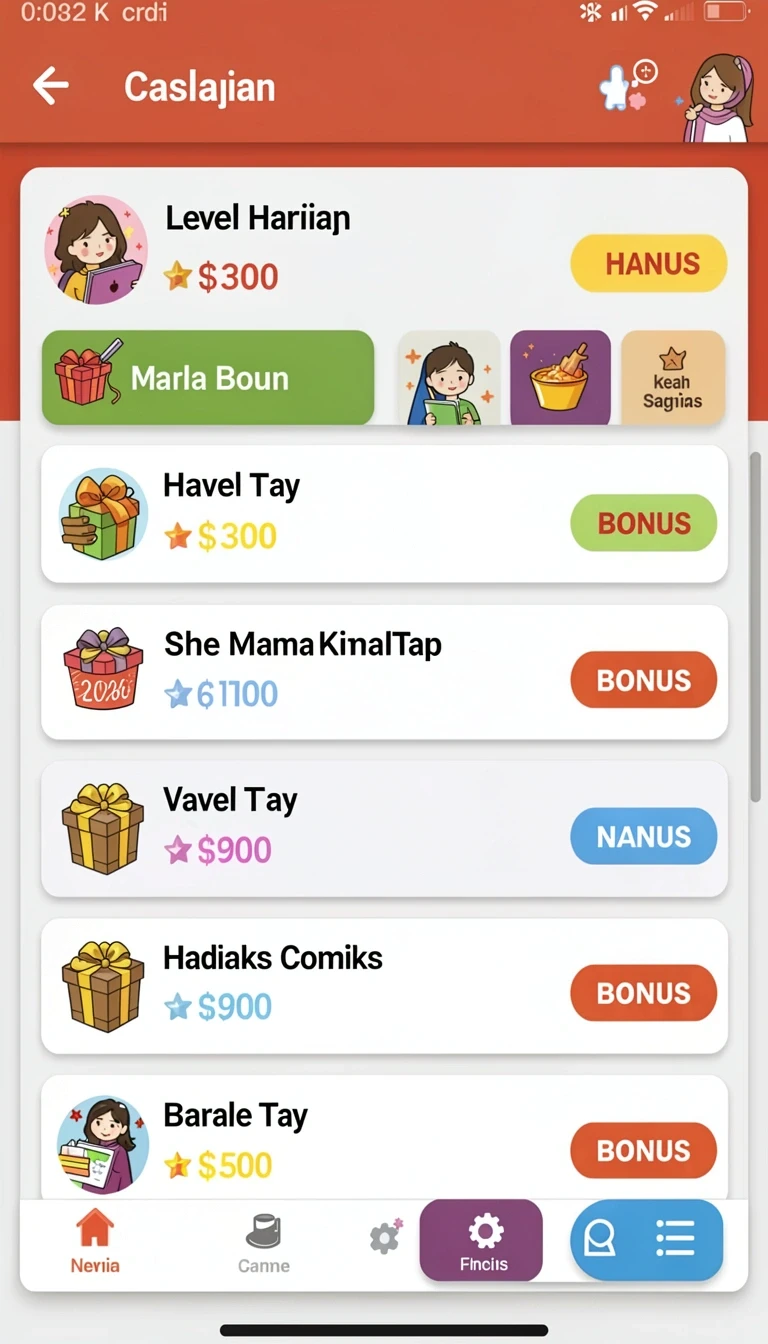 Beragam pilihan permainan menarik dalam aplikasi Download rk88 APK Terbaru untuk HP Android.