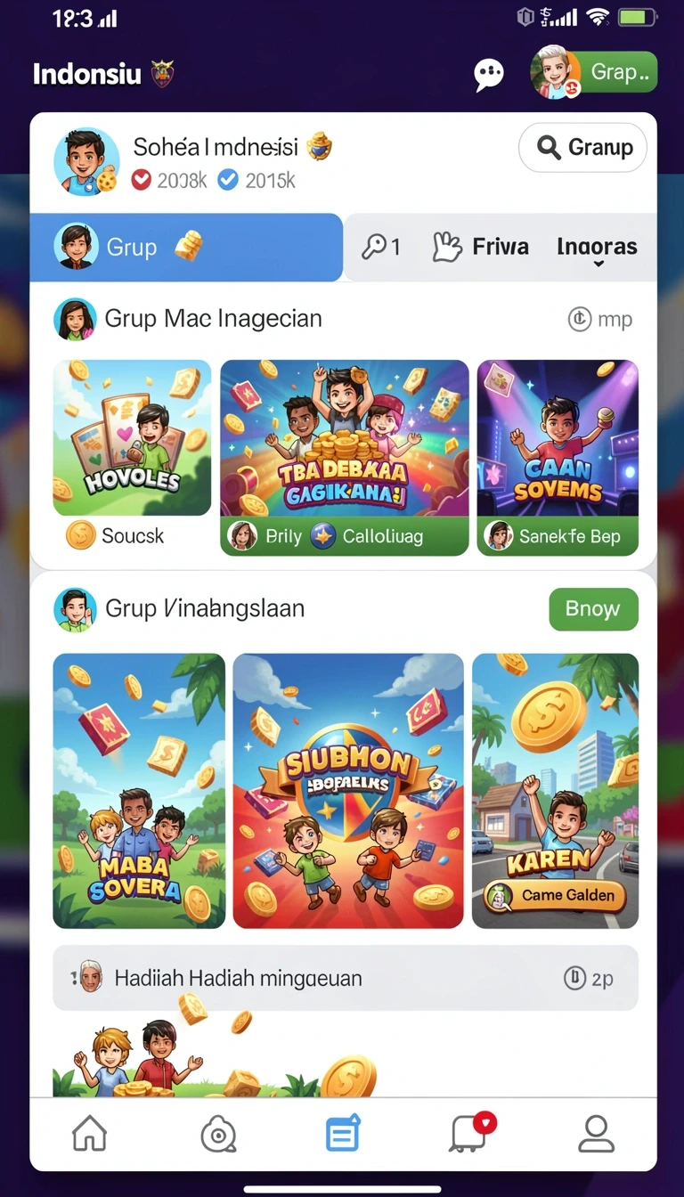 Beragam pilihan permainan menarik dalam aplikasi ikontoto APK Terbaru untuk Android Tanpa Iklan.