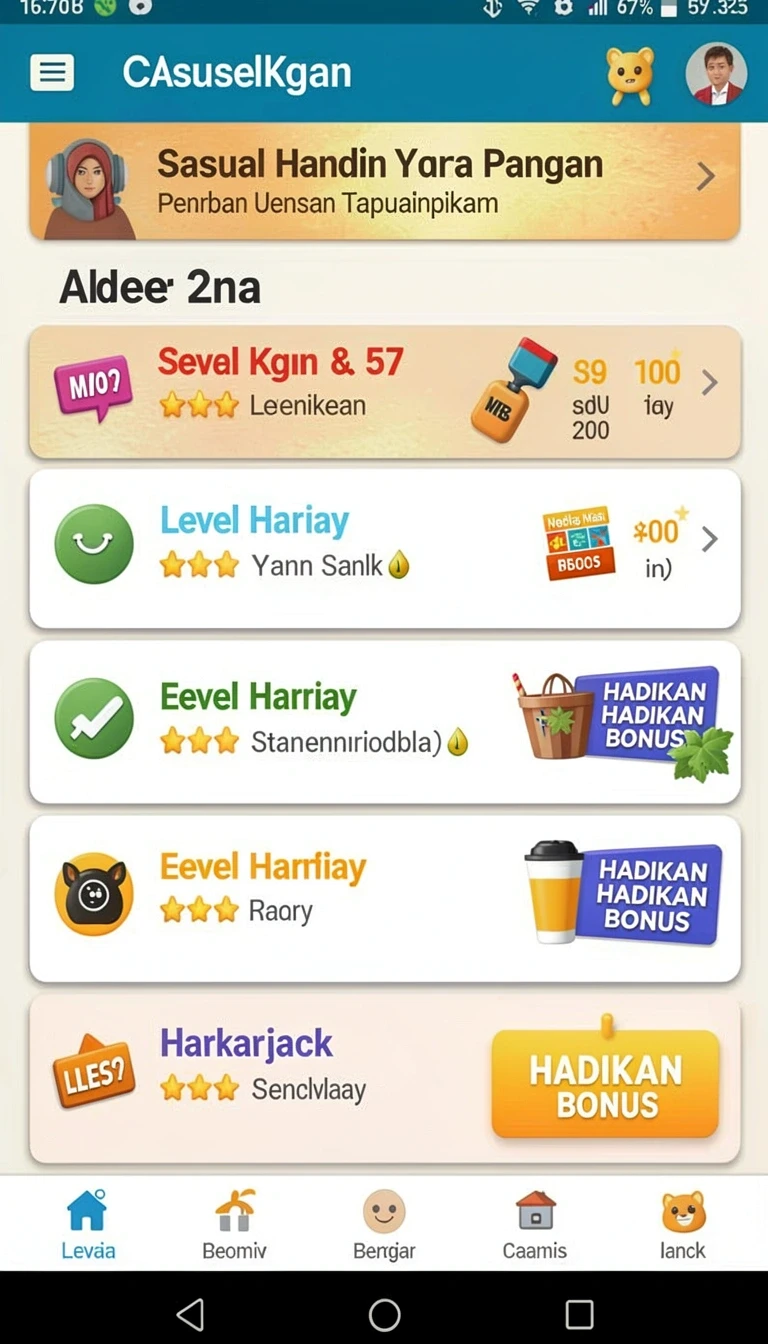 Beragam pilihan permainan menarik dalam aplikasi s99sl APK Versi Terbaru untuk Android 2026.